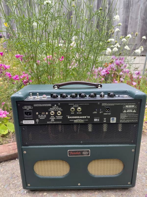 Fender Bassbreaker 15 Limited Edition 15-Watt 1x12" Guitar Combo 2010s - British Green image 1