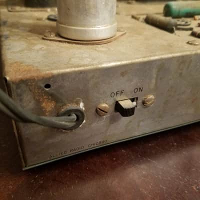 Knight Linear Deluxe Monoblock HiFi Tube Amp 5881 Rare 1955 - Chrome image 2