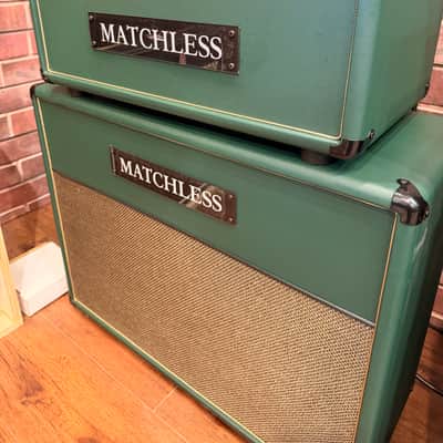 Matchless Independence 35 Reverb with Matching 2x12 Cab Emerald Green image 2
