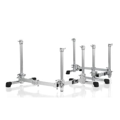 Pearl DR564C Icon Twin Low-Rise Curved Folding Side Racks image 6