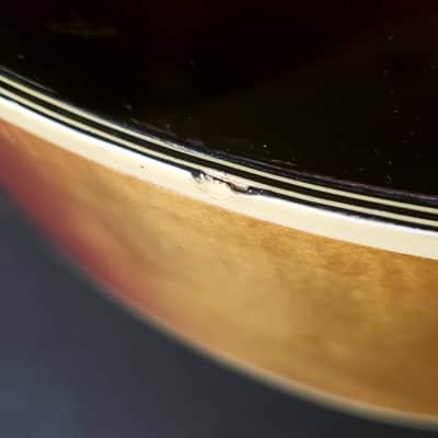 1960s Terada-T Haruo C-312 Folk Guitar Sunburst Solid Spruce/Maple Nylon String, Luthier Restored image 17