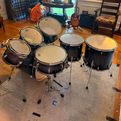 Tama Superstar Classic 7-Piece Maple Shell Pack + Matching Snare – Dark Indigo Burst – Like New Bild 4