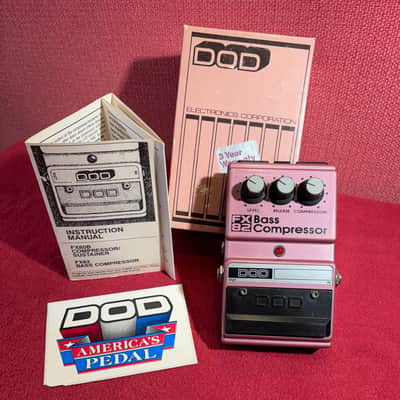 DOD FX-82 Bass Compressor 1987 - 1996 - Pink image 1