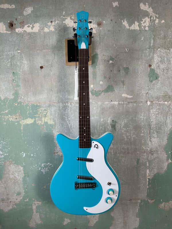 Danelectro 59M NOS Double Cutaway 2010s - Baby Come Back Blue image 1