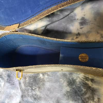 Vintage RARE 1950 Branded Gieb Gibson Epiphone Guild Brown Soft Shell Guitar Case image 9