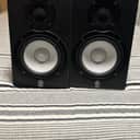 Yamaha HS50M Powered Studio Monitor (Pair) 2010s - Black(with desktop stands)