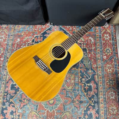 Pro Martin D-2812 Style Dreadnought Model D220 Made in Japan - 1970's image 4