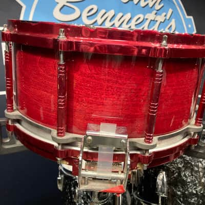 Tommy Lee's Motley Crue "Girls, Girls, Girls" Tour Pearl Free Floating Snare Drum. SIGNED! image 14
