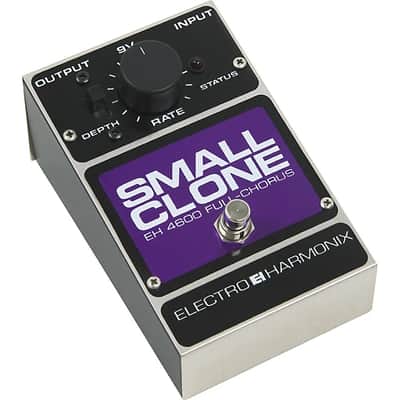 Electro-Harmonix Small Clone Analog Chorus Guitar Effects Pedal 2024 - Gray , Black , & Purple image 3
