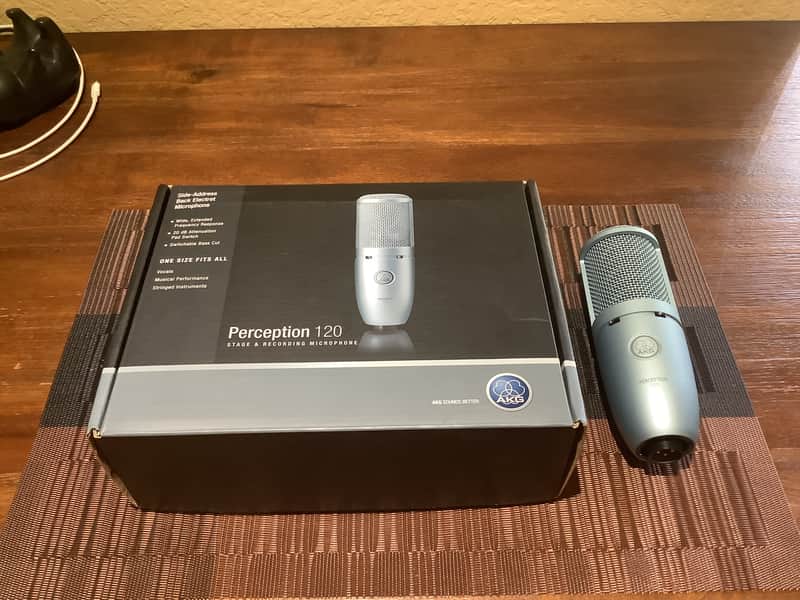 AKG Perception 120 Medium Diaphragm Cardioid Condenser Microphone 2000s - Light Blue image 1