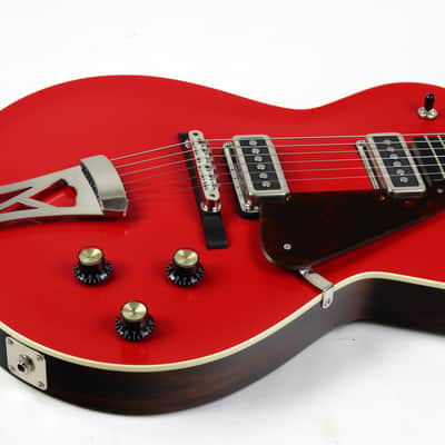 2026 Collings 470 JL Dakota Red Julian Lage Signature Model Electric Guitar Solid Tailpiece image 4