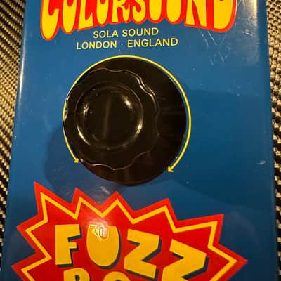 Colorsound  Sola Sound Fuzz Box 1996 - Blue Vintage 1996 Colorsound One Knob Fuzz Box - Dick Denney Sola Sound - Original First Issue image 3