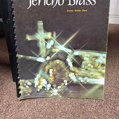 Vintage Jericho Brass Music Book For Drums, Guitar, & Bass image 1
