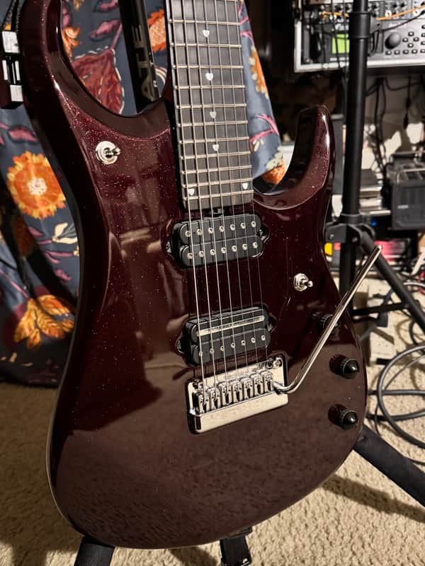 Ernie Ball Music Man John Petrucci JP 12 2012  - Gloss Cherry Finish image 1