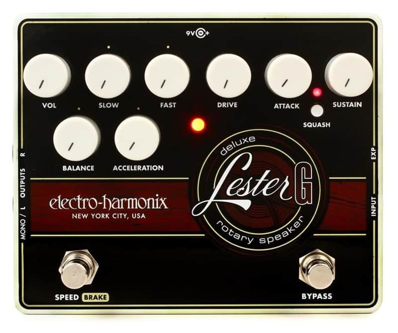 Electro Harmonix LESTER G Deluxe Rotary Speaker w/ Power Supply Pedal image 1