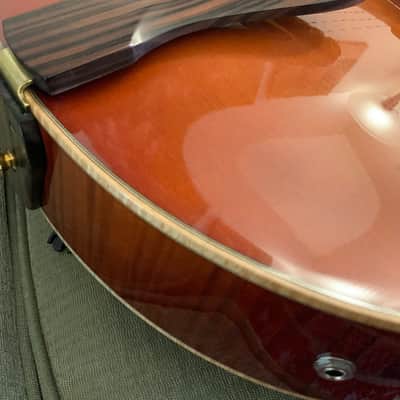 Comins Custom  17” Archtop - 2017 Violin Burst with custom Calton case image 11