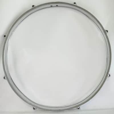 Premier 14"Die-Cast 8-Lug Snare Drum/Floor Tom Batter Rim/Hoop Vintage 50-60s UK image 8