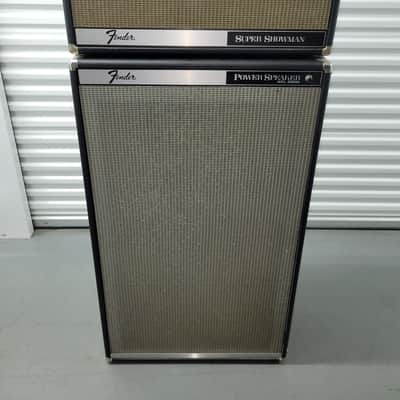 Vintage Fender Super Showman SS-1000 Solid State Amp Head W/ Power Speaker XFL 2000 ( image 2