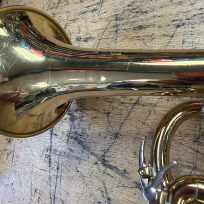 Vintage The Martin Imperial Bb Trumpet with Case and Mouthpiece Just Serviced Made in the USA image 14