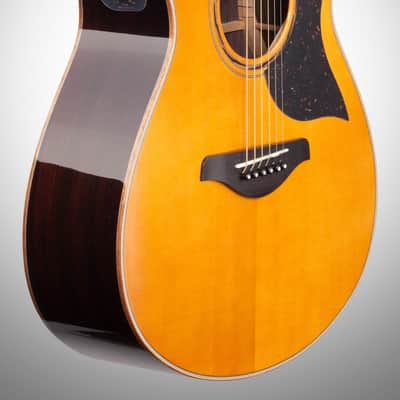 Yamaha AC5R Concert Acoustic-Electric Guitar (with Case), Vintage Natural image 2