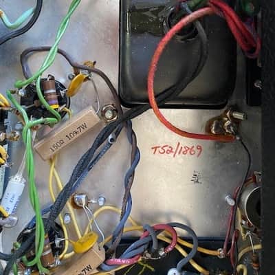Fender Bassman 2-Channel 50-Watt Guitar Amp Head 1968 - 1969 - Silverface image 12