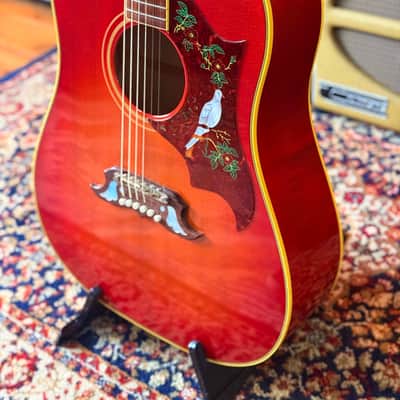 Rare Gibson Custom Shop 1960’s Dove 2012 Vintage Cherry Burst Collectors Grade image 4
