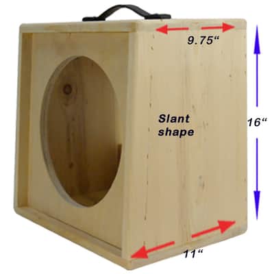 1x12 or 1X10 Solid Pine, Raw wood Extension Guitar speaker Empty cabinet G1X12SL RW image 2