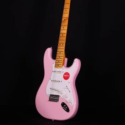Squier Classic Vibe 50s Stratocaster HT, Maple FB, Shell Pink image 6