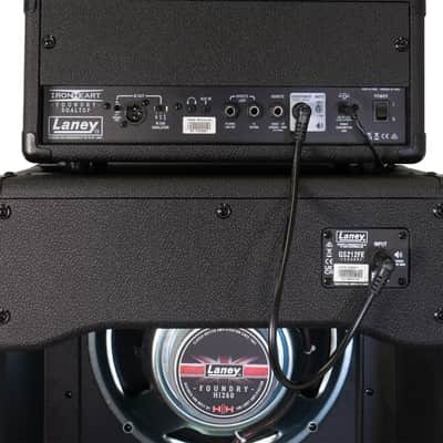 Laney IRF Dualrig 212 guitar rig 60W 2 channel amp head AND 2x12" cabinet with FX loop and DI IR cab sims image 6