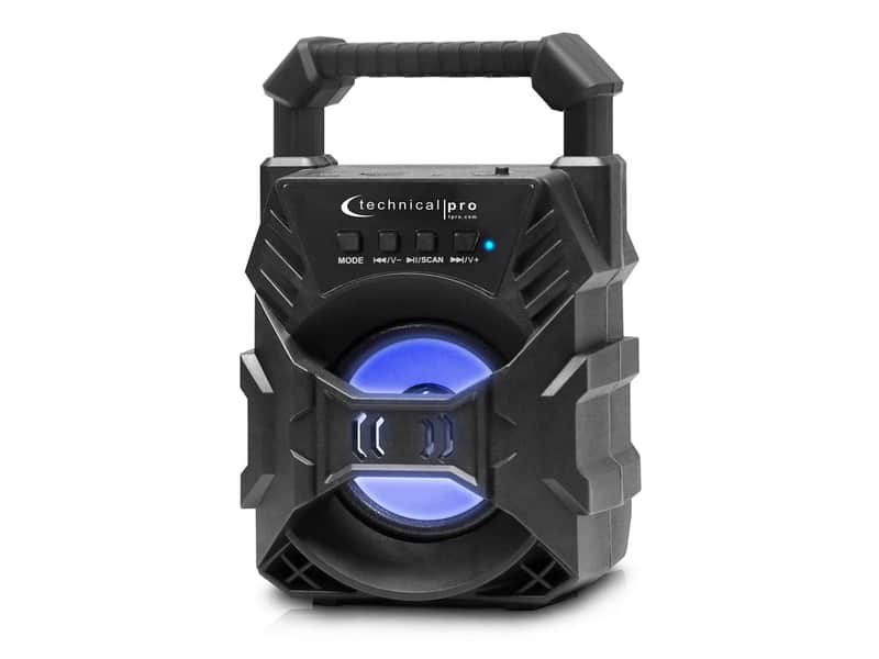 Technical pro Rechargeable Battery Powered Bluetooth Speaker (Black) (1 lbs) (60) image 1