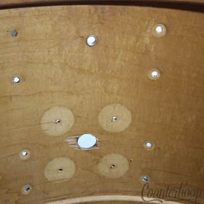 *Slingerland 14x22"Blue Agate Buddy Rich Bass Drum Shell 3Ply 70s Sound King USA image 13
