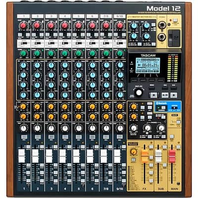 TASCAM Model 12 12-Channel All-in-One Production Mixer NEW - STANDARD image 1