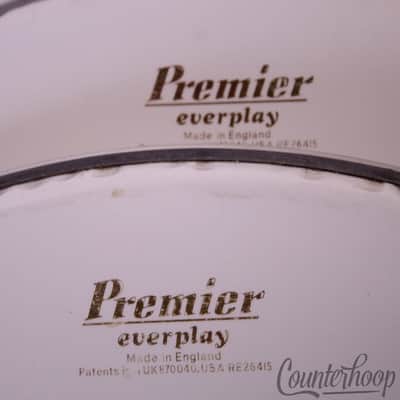 Premier 2x 16"Metric Floor Tom Drum Heads Everplay Vintage 60s Pre-International image 2