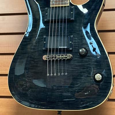 ESP LTD H-251 FM in See-Thru Black w/EMG P/Us image 2
