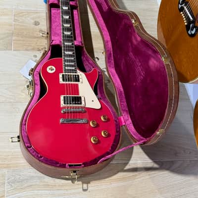 Gibson Les Paul Std. LPR-7 '57 Reissue 2012 - beautiful Custom Shop w/a Cardinal Red Top looks like Fiesta Red. image 16