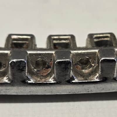 Vintage Gibson Guitar Lighting Bar Compensated Bridge / Tailpiece image 7