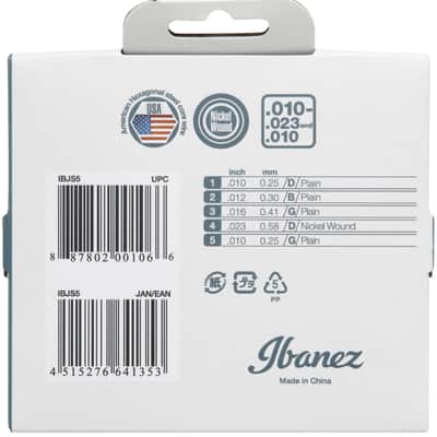 Ibanez IBJS5 Banjo Strings 5-String image 2