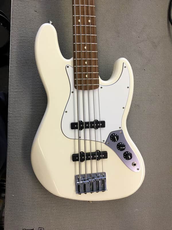Fender Jazz Bass 5 String Cream 1998 image 1
