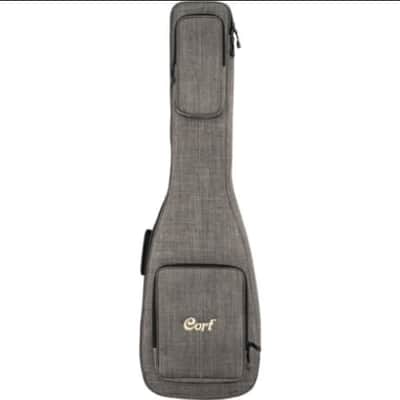 Cort GB-MODERN 4-String OPCG Electric Bass w/case Open Pore Black / Charcoal Grey image 13