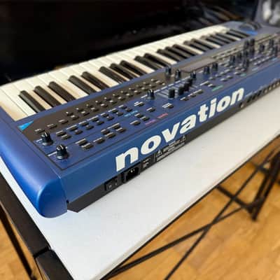 Novation Nova II Keyboard 16-Voice Synthesizer 2000-Blue (rare keyboard version) image 2