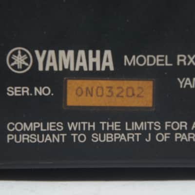 YAMAHA RX7 Digital Rhythm Programmer RX-7 Drum Machine w/ 100-240V PSU image 10