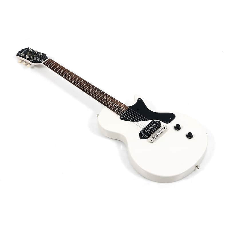 Epiphone Billie Joe Armstrong Les Paul Junior Electric Guitar Regular Classic White image 1