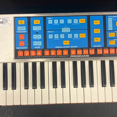 Moog Source Monophonic Analog Synthesizer with Patch Memory 1981 - 1985 - Blue