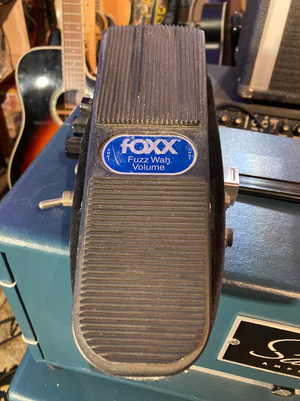 Foxx Fuzz Wah Volume Reissue Pedal USA 2006 - Black image 1