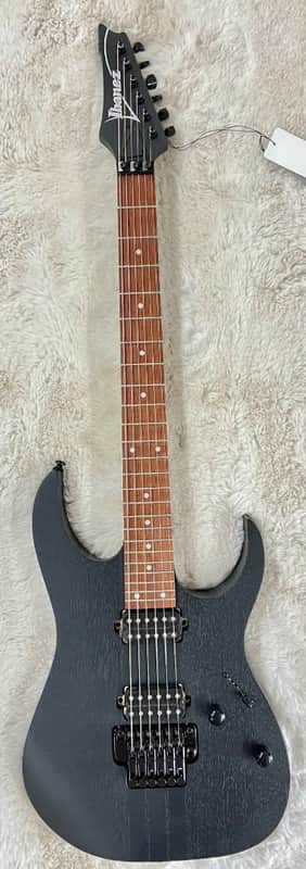 Ibanez RGRT420WK Neck Through Construction Electric Guitar In Weathered Black image 1