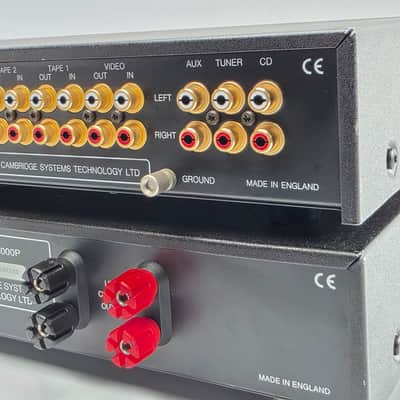 AUDIOLAB 8000S & 8000P (Integrated Amplifier + Power Amplifier) with remote control image 6