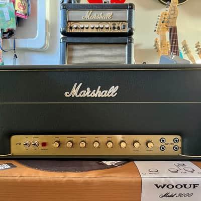 Marshall 2245THW Handwired JTM Reissue 2-Channel 30-Watt Guitar Amp Head 2014 - 2017 - Black image 3