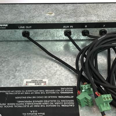 SHURE SCM810  Eight-Channel Microphone Mixer with RKC800 image 7