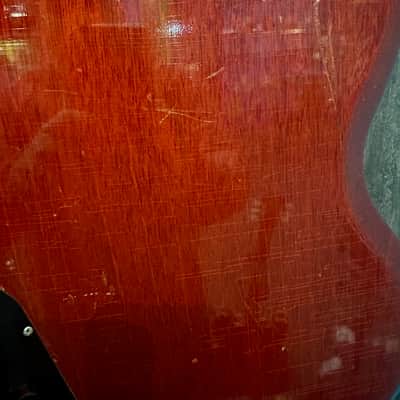 Vintage 1966-69 Gibson EB-3 Bass in Cherry Finish Reset Neck w/ Period-Adjacent Aftermarket Case in Good Condition! image 8
