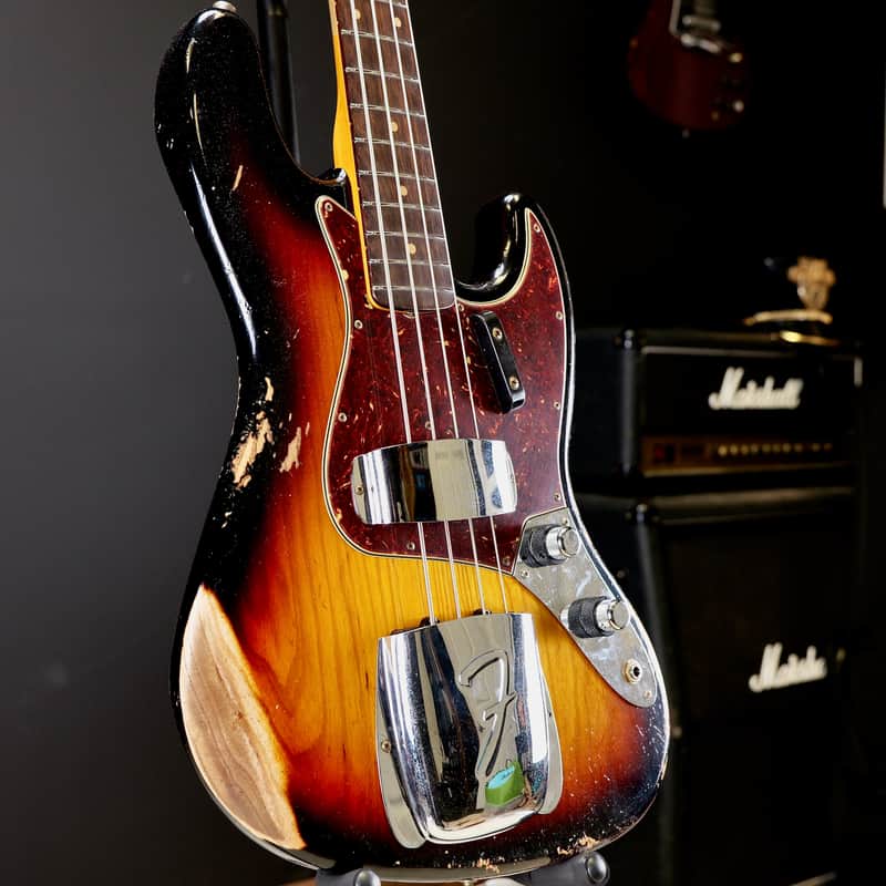 ヤスロックFenderCustomShop JazzBass 1961 Fender Custom Shop 1961 Closet Classic Jazz Bass - Black | Sweetwater